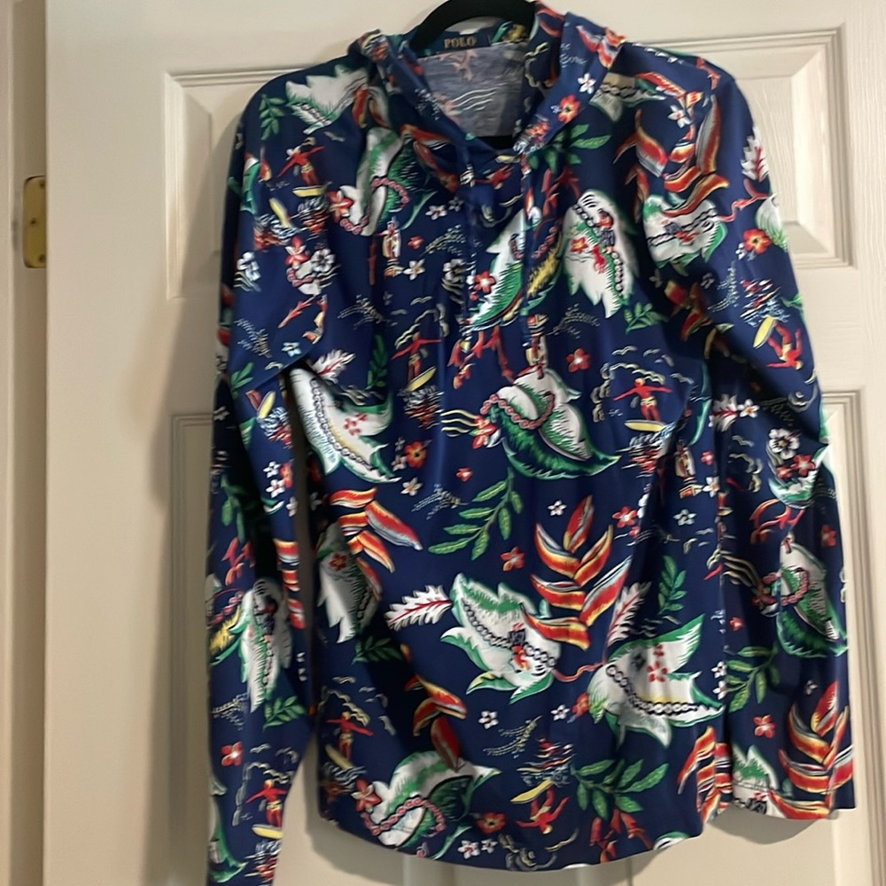 Polo Ralph Lauren tropical print button down – hard-to-find print”
